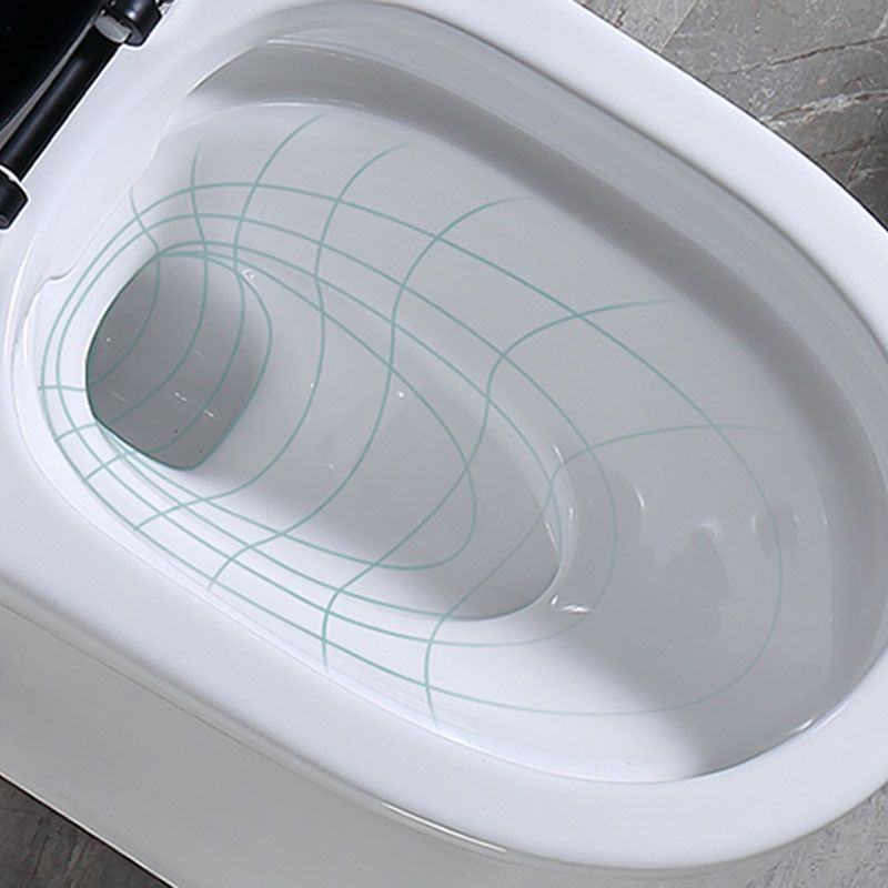 Floor Mount Toilet Black and White Toilet with Siphon Jet Water-saving Function Clearhalo 'Bathroom Remodel & Bathroom Fixtures' 'Home Improvement' 'home_improvement' 'home_improvement_toilets' 'Toilets & Bidets' 'Toilets' 1200x1200_f0d40d5e-dd16-4c73-bd56-c510f14446e0