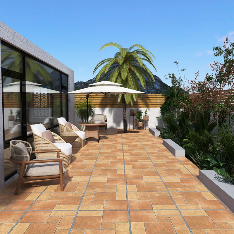 Modern Outdoor Floor Tile Straight Edge Vintage Square Floor Tile Clearhalo 'Floor Tiles & Wall Tiles' 'floor_tiles_wall_tiles' 'Flooring 'Home Improvement' 'home_improvement' 'home_improvement_floor_tiles_wall_tiles' Walls and Ceiling' 1200x1200_f0eeb5e4-6ae2-4482-8a96-8290cf919976