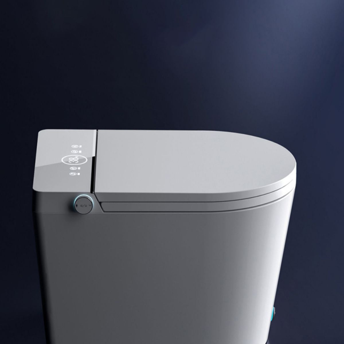 Contemporary Elongated Floor Mount Bidet White Antimicrobial Smart Bidet Clearhalo 'Bathroom Remodel & Bathroom Fixtures' 'Bidets' 'Home Improvement' 'home_improvement' 'home_improvement_bidets' 'Toilets & Bidets' 1200x1200_f1221bd3-c612-447b-9baa-ad7a8f3abf64