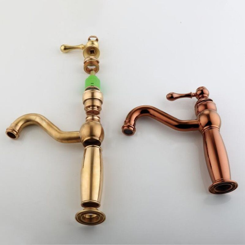 Traditional Centerset Faucet Lever Handles Gooseneck Arc Solid Brass Faucet Clearhalo 'Bathroom Remodel & Bathroom Fixtures' 'Bathroom Sink Faucets' 'Bathroom Sinks & Faucet Components' 'bathroom_sink_faucets' 'Home Improvement' 'home_improvement' 'home_improvement_bathroom_sink_faucets' 1200x1200_f1c38c27-664f-4ef3-8e1b-ef3e7b874b5c