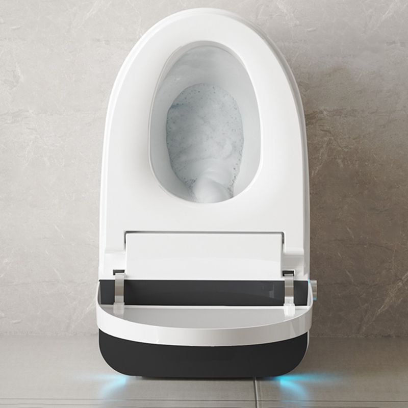 Modern White Temperature Control Bidet Elongated Toilet Seat Bidet with Heated Seat Clearhalo 'Bathroom Remodel & Bathroom Fixtures' 'Bidets' 'Home Improvement' 'home_improvement' 'home_improvement_bidets' 'Toilets & Bidets' 1200x1200_f1f6e928-7bfe-47cc-a3c5-e84485a93b4a