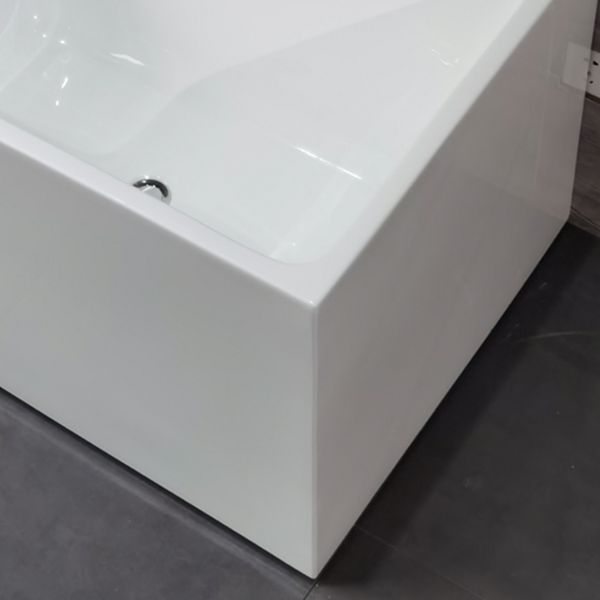 Back to Wall Soaking Bathtub Modern Antique Finish Rectangular Bath Tub Clearhalo 'Bathroom Remodel & Bathroom Fixtures' 'Bathtubs' 'Home Improvement' 'home_improvement' 'home_improvement_bathtubs' 'Showers & Bathtubs' 1200x1200_f2155bf3-337f-4e35-96c9-e794fc073c30