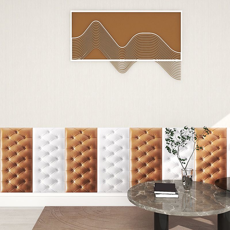 Upholstered Wall Panel Modern Minimalist Home Living Room Bedroom Wall Plate (4-pack) Clearhalo 'Flooring 'Home Improvement' 'home_improvement' 'home_improvement_wall_paneling' 'Wall Paneling' 'wall_paneling' 'Walls & Ceilings' Walls and Ceiling' 1200x1200_f218ab51-e8ef-4526-8491-c5d919fd79c8