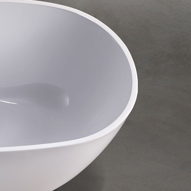 Oval Freestanding Bath Tub Modern Acrylic Bathtub for Bathroom Clearhalo 'Bathroom Remodel & Bathroom Fixtures' 'Bathtubs' 'Home Improvement' 'home_improvement' 'home_improvement_bathtubs' 'Showers & Bathtubs' 1200x1200_f23a1522-336c-4783-92a7-a5e2072e12fe