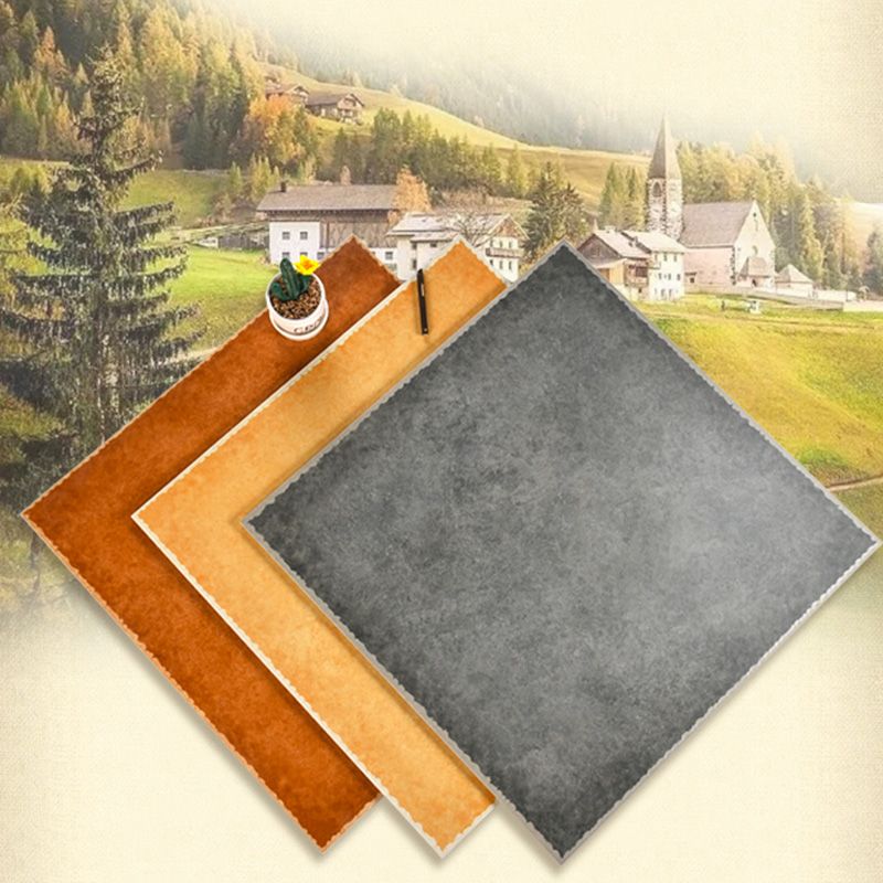 Vintage Square Singular Tile Brown Matte Tile for Drawing Room Clearhalo 'Floor Tiles & Wall Tiles' 'floor_tiles_wall_tiles' 'Flooring 'Home Improvement' 'home_improvement' 'home_improvement_floor_tiles_wall_tiles' Walls and Ceiling' 1200x1200_f25613bf-f338-4e20-96c1-e2a43c4ddf84