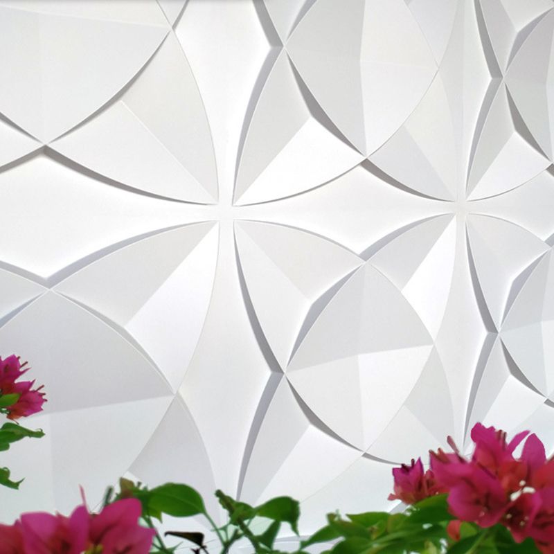 Modern Wall Paneling Peel and Stick Geometric Pattern Wall Paneling Clearhalo 'Flooring 'Home Improvement' 'home_improvement' 'home_improvement_wall_paneling' 'Wall Paneling' 'wall_paneling' 'Walls & Ceilings' Walls and Ceiling' 1200x1200_f297c35e-c36b-4797-ba08-4e614afc14da