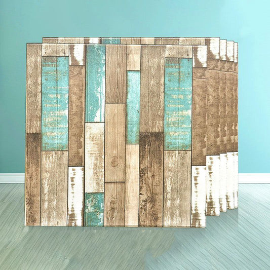 Farmhouse Wall Plank 3D Brick Bedroom and Living Room Wall Panels Set of 10 Clearhalo 'Flooring 'Home Improvement' 'home_improvement' 'home_improvement_wall_paneling' 'Wall Paneling' 'wall_paneling' 'Walls & Ceilings' Walls and Ceiling' 1200x1200_f30b477e-05fa-4553-8514-c3332c40ff02
