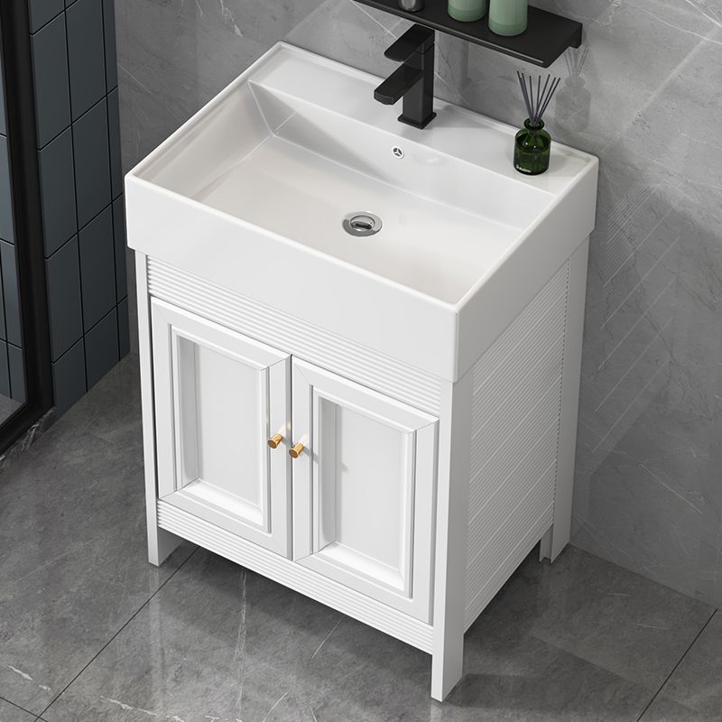 Modern Freestanding Sink Vanity Metal Faucet Included Bathroom Vanity Set Clearhalo 'Bathroom Remodel & Bathroom Fixtures' 'Bathroom Vanities' 'bathroom_vanities' 'Home Improvement' 'home_improvement' 'home_improvement_bathroom_vanities' 1200x1200_f3171806-409d-4472-952a-36a527ae1c31