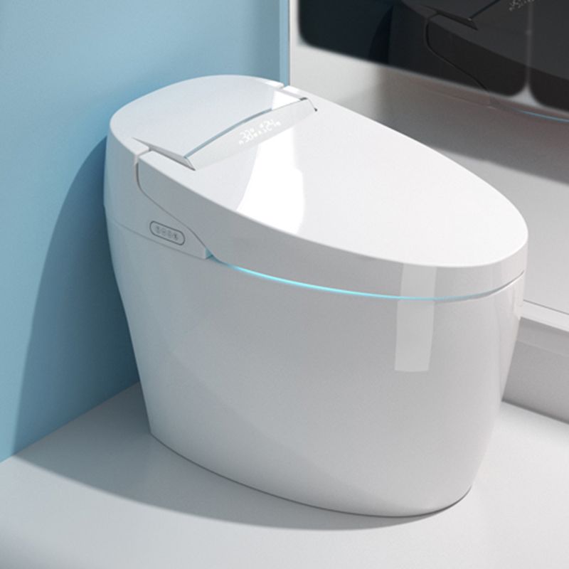 Elongated Floor Standing Bidet with Heated Seat White Ceramic Deodorizing Clearhalo 'Bathroom Remodel & Bathroom Fixtures' 'Bidets' 'Home Improvement' 'home_improvement' 'home_improvement_bidets' 'Toilets & Bidets' 1200x1200_f350a837-5254-46c3-a658-80bbcd3fca14
