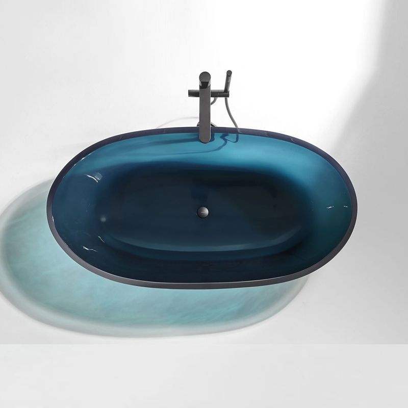 Soaking Stand Alone Bathtub Back to Wall Antique Finish Bathtub Clearhalo 'Bathroom Remodel & Bathroom Fixtures' 'Bathtubs' 'Home Improvement' 'home_improvement' 'home_improvement_bathtubs' 'Showers & Bathtubs' 1200x1200_f351ca98-45a6-4177-8155-e757a89267c0