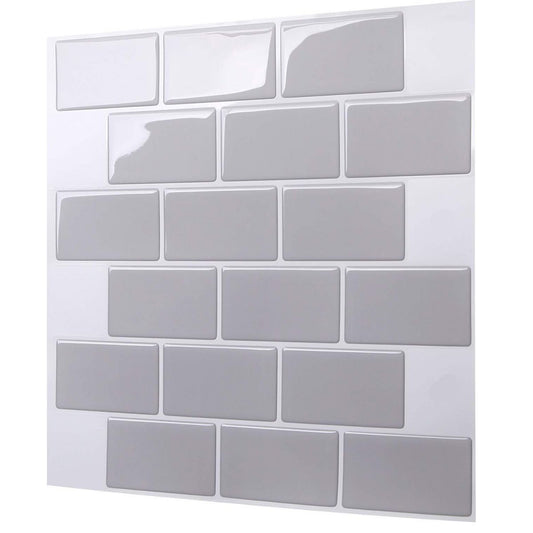Modern Peel and Stick Backsplash Tile PVC Staggered Joint Peel and Stick Wall Tile Clearhalo 'Flooring 'Home Improvement' 'home_improvement' 'home_improvement_peel_stick_blacksplash' 'Peel & Stick Backsplash Tile' 'peel_stick_blacksplash' 'Walls & Ceilings' Walls and Ceiling' 1200x1200_f3628e07-4f8c-45d9-84f5-0c4f79b5df55
