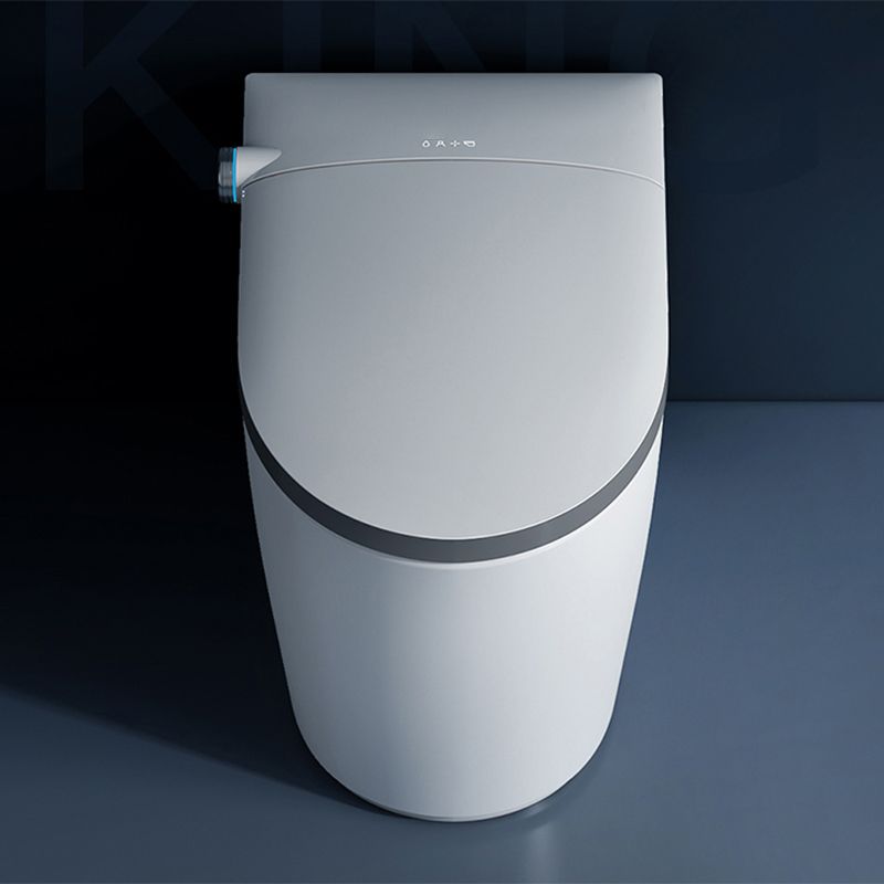 Floor Standing Bidet Elongated Ceramic with Heated Seat Foot Sensor Clearhalo 'Bathroom Remodel & Bathroom Fixtures' 'Bidets' 'Home Improvement' 'home_improvement' 'home_improvement_bidets' 'Toilets & Bidets' 1200x1200_f36a2c70-11b7-4252-97d3-7c39ecb958d8