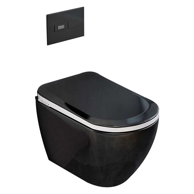 Scandinavian Wall Hung Toilet Set Elongated Bowl Shape Smart Bidet Clearhalo 'Bathroom Remodel & Bathroom Fixtures' 'Bidets' 'Home Improvement' 'home_improvement' 'home_improvement_bidets' 'Toilets & Bidets' 1200x1200_f3bdb051-7b05-482b-82fb-8b767efbde31