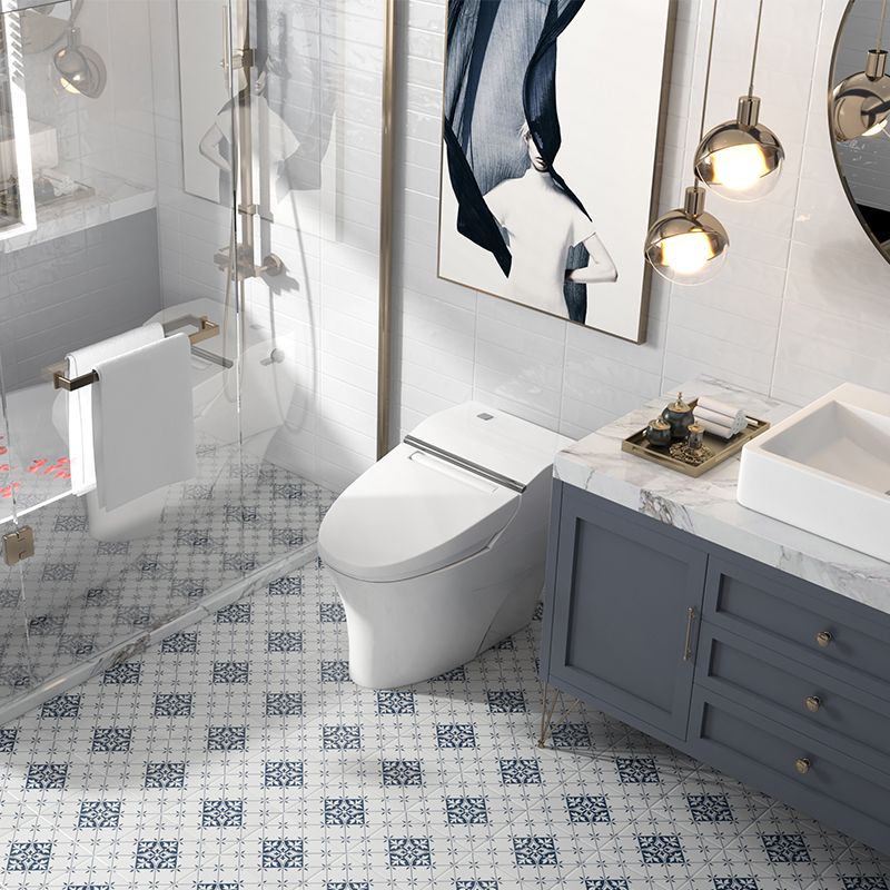 Square 7.87"x7.87" Ceramic Tile Patterned Singular Tile for Floor Clearhalo 'Floor Tiles & Wall Tiles' 'floor_tiles_wall_tiles' 'Flooring 'Home Improvement' 'home_improvement' 'home_improvement_floor_tiles_wall_tiles' Walls and Ceiling' 1200x1200_f3dddd87-ba78-4883-bb1c-0bbdb1c90b92