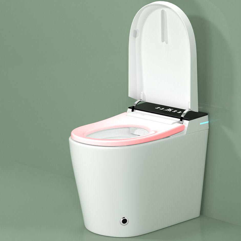 Modern Flush Toilet Heated Seat One-Piece Toilet with Slow Close Seat Clearhalo 'Bathroom Remodel & Bathroom Fixtures' 'Home Improvement' 'home_improvement' 'home_improvement_toilets' 'Toilets & Bidets' 'Toilets' 1200x1200_f403734f-aea0-4900-b71f-9eccc22f4077