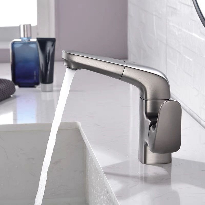 Modern Faucets 1-Handle and 1-Hole Single Level Low Profile Bar Faucet Clearhalo 'Home Improvement' 'home_improvement' 'home_improvement_kitchen_faucets' 'Kitchen Faucets' 'Kitchen Remodel & Kitchen Fixtures' 'Kitchen Sinks & Faucet Components' 'kitchen_faucets' 1200x1200_f40e374f-e874-4466-962f-40e9de84e944