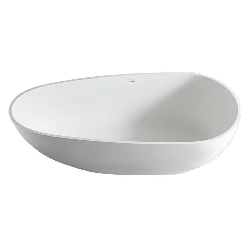 Modern Stone Soaking Bath White Freestanding Bathtub for Bathroom Clearhalo 'Bathroom Remodel & Bathroom Fixtures' 'Bathtubs' 'Home Improvement' 'home_improvement' 'home_improvement_bathtubs' 'Showers & Bathtubs' 1200x1200_f44f92f0-246b-48fb-b00a-d7320a7350c3