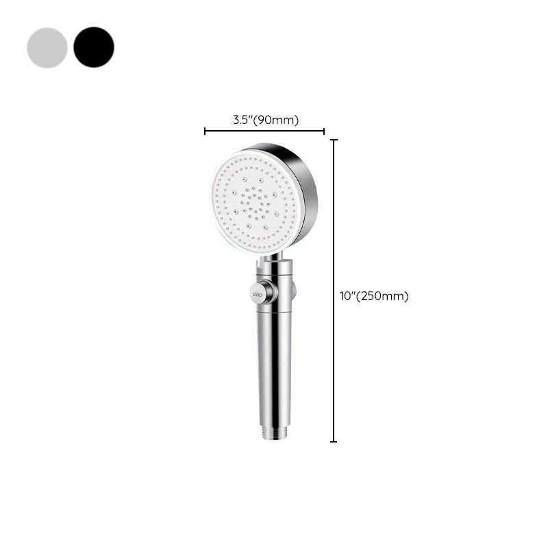 Modern Shower Head Handheld Round Plastic Self-cleaning Shower Head Clearhalo 'Bathroom Remodel & Bathroom Fixtures' 'Home Improvement' 'home_improvement' 'home_improvement_shower_heads' 'Shower Heads' 'shower_heads' 'Showers & Bathtubs Plumbing' 'Showers & Bathtubs' 1200x1200_f46b6854-0aa6-4d42-9068-32f3b2cd6bec