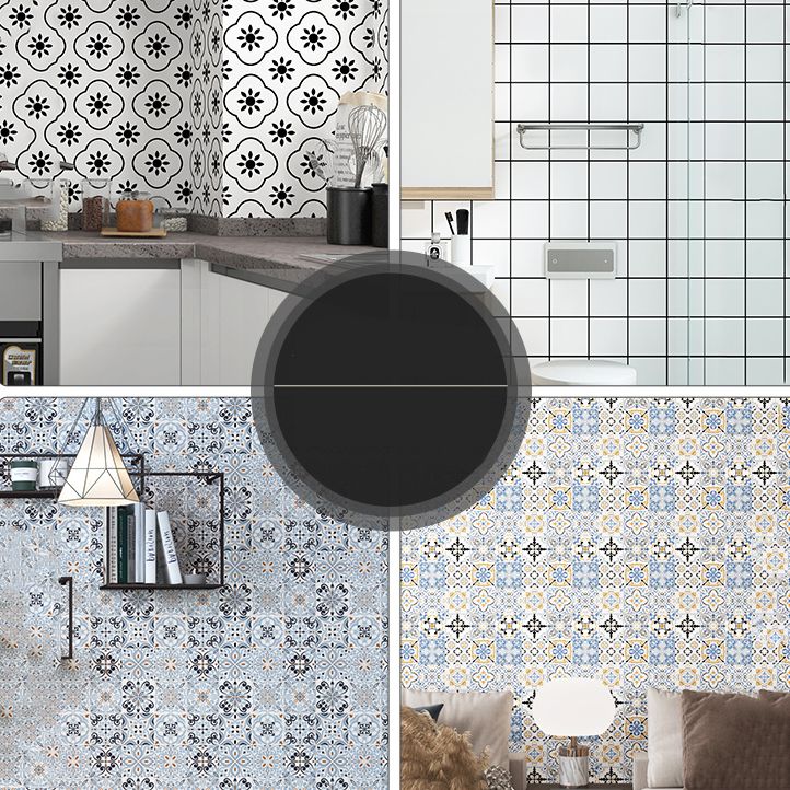 Modern Mosaic Tile Peel and Stick Backsplash Tile for Bathroom Clearhalo 'Flooring 'Home Improvement' 'home_improvement' 'home_improvement_peel_stick_blacksplash' 'Peel & Stick Backsplash Tile' 'peel_stick_blacksplash' 'Walls & Ceilings' Walls and Ceiling' 1200x1200_f47074b2-8cb2-4985-b853-07510a1159e4