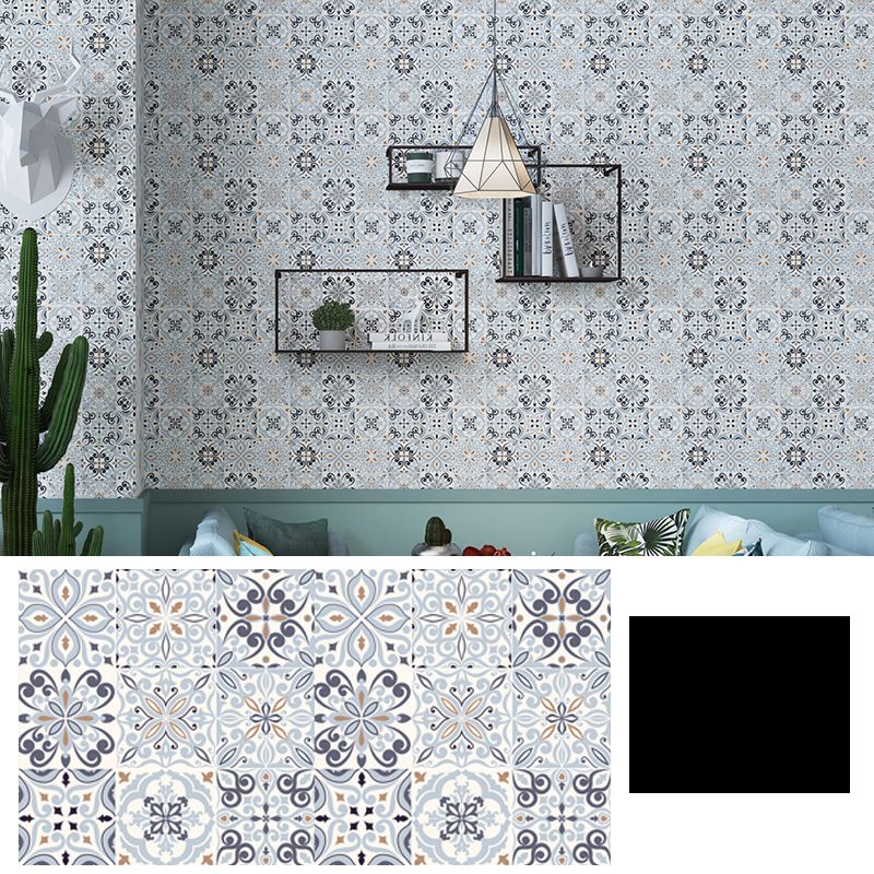 Modern Style Wallpaper Kitchen Single Tile Wallpaper with Rectangle Shape Clearhalo 'Flooring 'Home Improvement' 'home_improvement' 'home_improvement_peel_stick_blacksplash' 'Peel & Stick Backsplash Tile' 'peel_stick_blacksplash' 'Walls & Ceilings' Walls and Ceiling' 1200x1200_f58f37a6-6ed8-4f2d-9637-6c66b8cb538f