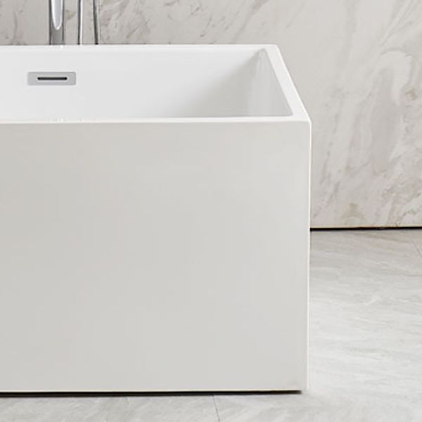 Freestanding Soaking Bathtub Antique Finish Rectangular Bathtub (Faucet not Included) Clearhalo 'Bathroom Remodel & Bathroom Fixtures' 'Bathtubs' 'Home Improvement' 'home_improvement' 'home_improvement_bathtubs' 'Showers & Bathtubs' 1200x1200_f6564a5a-cdcb-4e87-8003-67dcee49330a