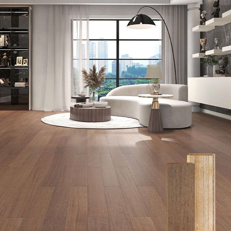 Solid Wood Side Trim Piece Walnut Modern Hardwood Deck Tiles Clearhalo 'Flooring 'Hardwood Flooring' 'hardwood_flooring' 'Home Improvement' 'home_improvement' 'home_improvement_hardwood_flooring' Walls and Ceiling' 1200x1200_f6a852f4-fc2f-4df6-bfb1-e23d7693144d