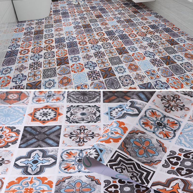 Modern Vinyl Floor Planks Peel and Stick Geometric Printed PVC Flooring Clearhalo 'Flooring 'Home Improvement' 'home_improvement' 'home_improvement_vinyl_flooring' 'Vinyl Flooring' 'vinyl_flooring' Walls and Ceiling' 1200x1200_f6b65728-05db-45a2-a006-3b87e914942e