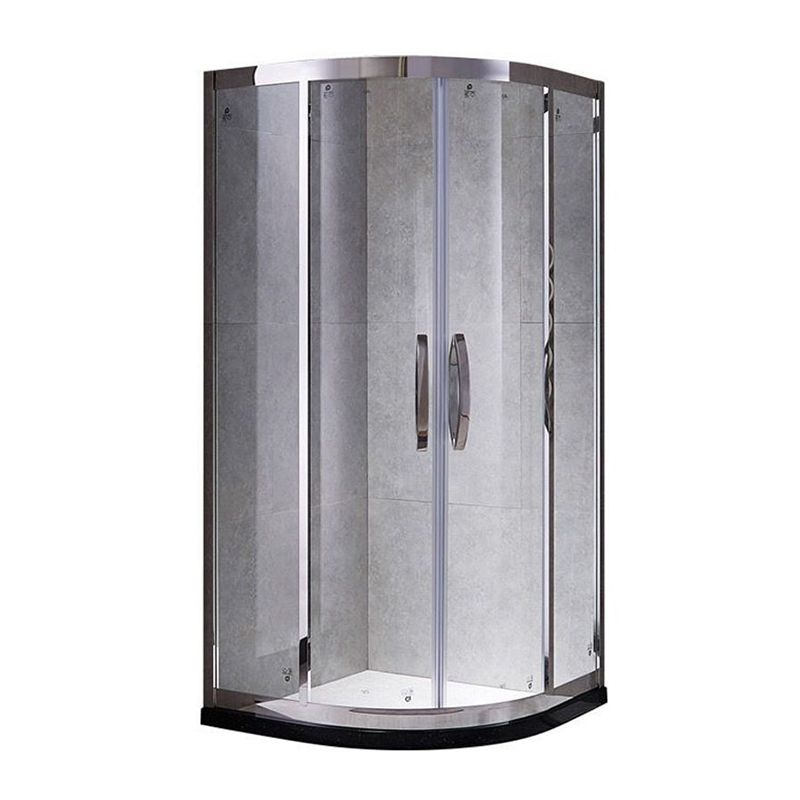 Stainless Steel Shower Stall Clear Tempered Glass Shower Stall Clearhalo 'Bathroom Remodel & Bathroom Fixtures' 'Home Improvement' 'home_improvement' 'home_improvement_shower_stalls_enclosures' 'Shower Stalls & Enclosures' 'shower_stalls_enclosures' 'Showers & Bathtubs' 1200x1200_f6c99607-6a0c-4aea-af3c-4b31c4fdaeb1