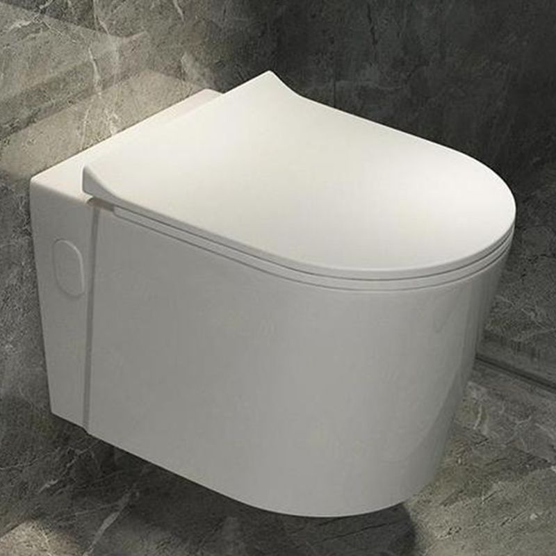 Wall Mount Porcelain Flush Toilet One-Piece Toilet Modern Toilet Bowl Clearhalo 'Bathroom Remodel & Bathroom Fixtures' 'Home Improvement' 'home_improvement' 'home_improvement_toilets' 'Toilets & Bidets' 'Toilets' 1200x1200_f6c9f836-bfa8-4848-8685-63a21f1c3026