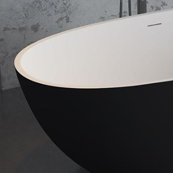 22.05-inch Tall Stone Oval Bathtub Soaking Freestanding Bath Clearhalo 'Bathroom Remodel & Bathroom Fixtures' 'Bathtubs' 'Home Improvement' 'home_improvement' 'home_improvement_bathtubs' 'Showers & Bathtubs' 1200x1200_f7429335-deba-4e76-ba31-b2c5ba9e1628