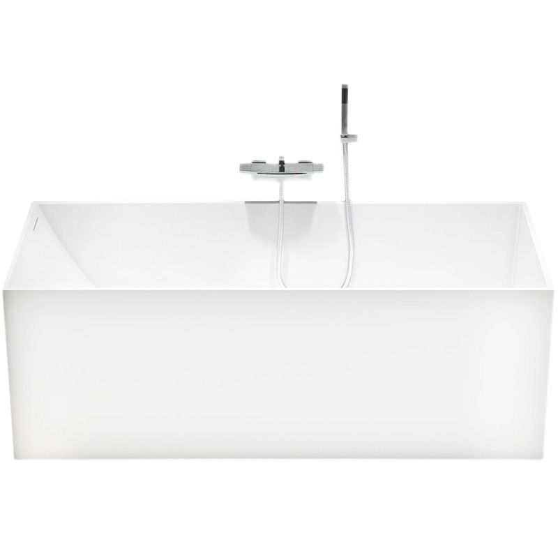 Flat Bottom Rectangular Bathtub Antique Finish Modern Bath Tub Clearhalo 'Bathroom Remodel & Bathroom Fixtures' 'Bathtubs' 'Home Improvement' 'home_improvement' 'home_improvement_bathtubs' 'Showers & Bathtubs' 1200x1200_f74b1abc-bcbd-4ba2-abf2-664ecd7d7190