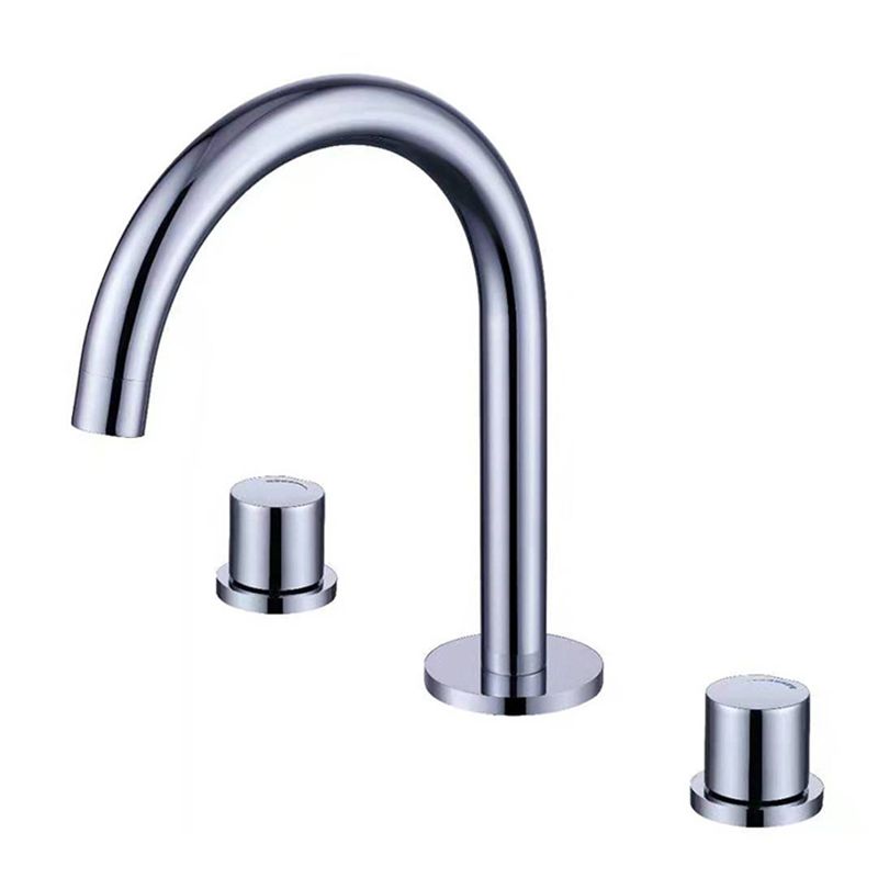 Circular 2-Handle Bathroom Faucet with Copper 3-Hole Widespread Bathroom Sink Faucet Clearhalo 'bathroom_sink_faucets' 'Conjunta de Baño y Conjunta de Grifo' 'Coronamiento de Baño y Dispositivo de Baño' 'Grifo del lavabo del baño' 'Hogar' 'home_improvement' 'home_improvement_bathroom_sink_faucets' 'Mejoras para el hogar' 1200x1200_f7709432-3dff-460f-9fe7-03d4493abcf8