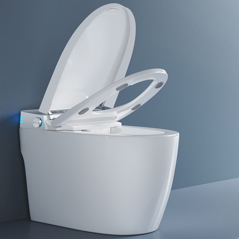 White Elongated Floor Mount Bidet All-In-One Smart Bidet with Heated Seat Clearhalo 'Bathroom Remodel & Bathroom Fixtures' 'Bidets' 'Home Improvement' 'home_improvement' 'home_improvement_bidets' 'Toilets & Bidets' 1200x1200_f7a90bff-e004-466a-bd5e-e48c9f9e6c24