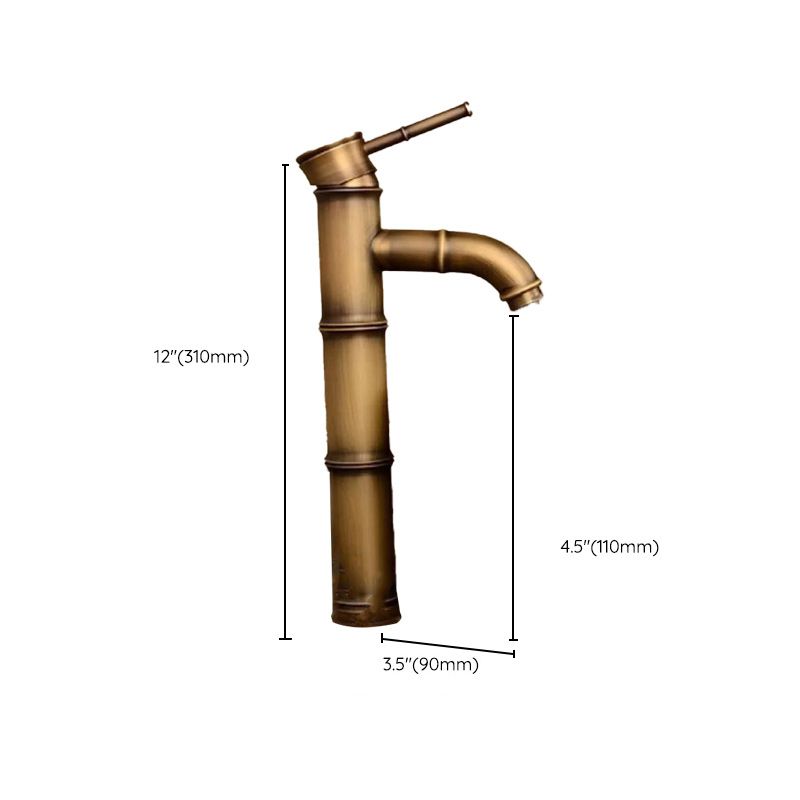 Country Style Vessel Bathroom Faucet Brass Lever Handle Vanity Sink Faucet Clearhalo 'bathroom_sink_faucets' 'Conjunta de Baño y Conjunta de Grifo' 'Coronamiento de Baño y Dispositivo de Baño' 'Grifo del lavabo del baño' 'Hogar' 'home_improvement' 'home_improvement_bathroom_sink_faucets' 'Mejoras para el hogar' 1200x1200_f816b98e-9ee8-480d-bfe4-3c7debdcdbe2