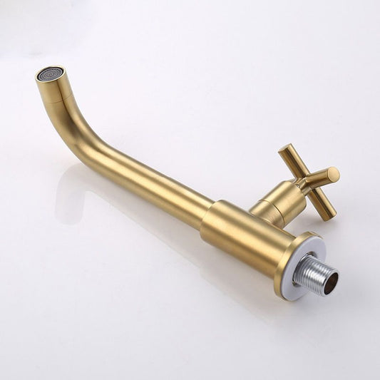 Glam 1-Handle Bathroom Sink Faucet Circular Wall Mounted Bathroom Faucet Clearhalo 'bathroom_sink_faucets' 'Conjunta de Baño y Conjunta de Grifo' 'Coronamiento de Baño y Dispositivo de Baño' 'Grifo del lavabo del baño' 'Hogar' 'home_improvement' 'home_improvement_bathroom_sink_faucets' 'Mejoras para el hogar' 1200x1200_f8f37cfb-b5b3-41cc-8c71-66a881310096