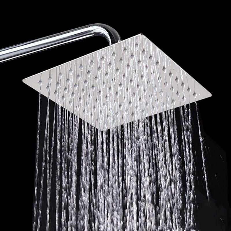 Fixed Large Shower Head Standard Spray Pattern Large Shower Head Clearhalo 'Bathroom Remodel & Bathroom Fixtures' 'Home Improvement' 'home_improvement' 'home_improvement_shower_heads' 'Shower Heads' 'shower_heads' 'Showers & Bathtubs Plumbing' 'Showers & Bathtubs' 1200x1200_f98401f0-2789-4c45-b42f-8265ee69332b