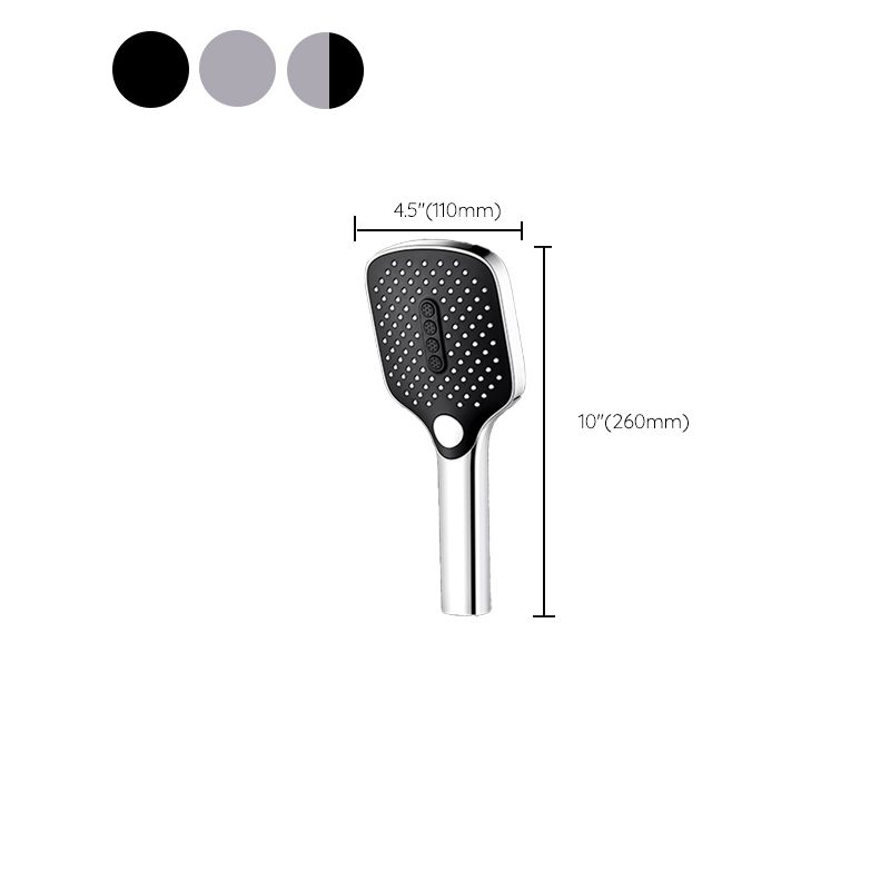 Handheld Shower Head 3 Settings Adjustable Spray Pattern Showerhead Clearhalo 'Bathroom Remodel & Bathroom Fixtures' 'Home Improvement' 'home_improvement' 'home_improvement_shower_heads' 'Shower Heads' 'shower_heads' 'Showers & Bathtubs Plumbing' 'Showers & Bathtubs' 1200x1200_f9a09fb9-6c2a-46c3-9fd5-012e5e01edf7