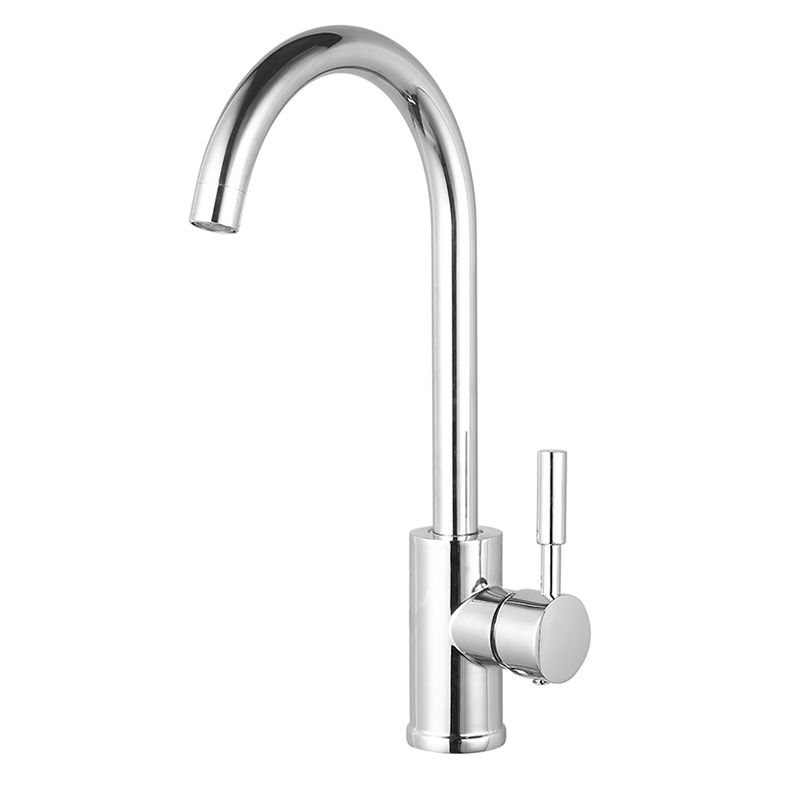 Modern Kitchen Faucet Brass Lever Handles Swivel Spout Bar Prep Kitchen Faucet Clearhalo 'Home Improvement' 'home_improvement' 'home_improvement_kitchen_faucets' 'Kitchen Faucets' 'Kitchen Remodel & Kitchen Fixtures' 'Kitchen Sinks & Faucet Components' 'kitchen_faucets' 1200x1200_f9be7917-f892-40bd-8bc1-f0c9495b65ff