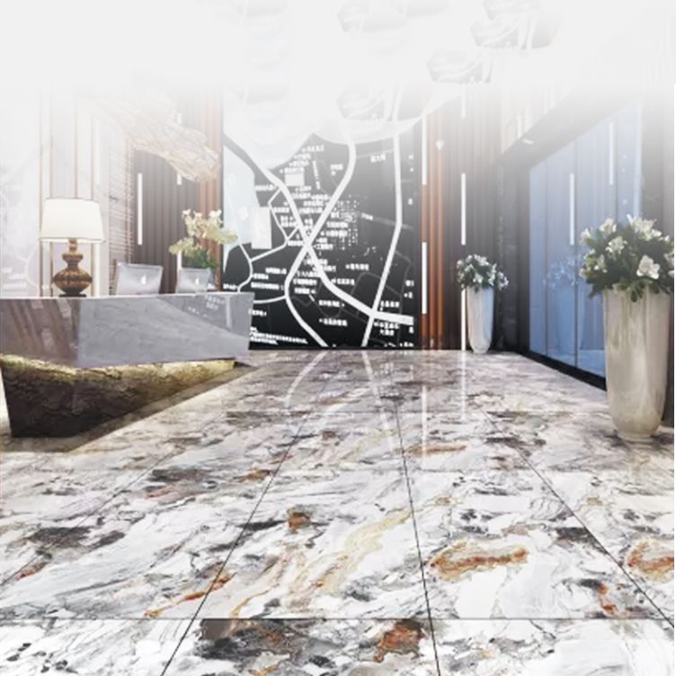 Marble Appearance Singular Tile Mirrored Rectangular Floor Tile Clearhalo 'Floor Tiles & Wall Tiles' 'floor_tiles_wall_tiles' 'Flooring 'Home Improvement' 'home_improvement' 'home_improvement_floor_tiles_wall_tiles' Walls and Ceiling' 1200x1200_fa0f4465-e408-4f57-9c58-6b377d31c49d