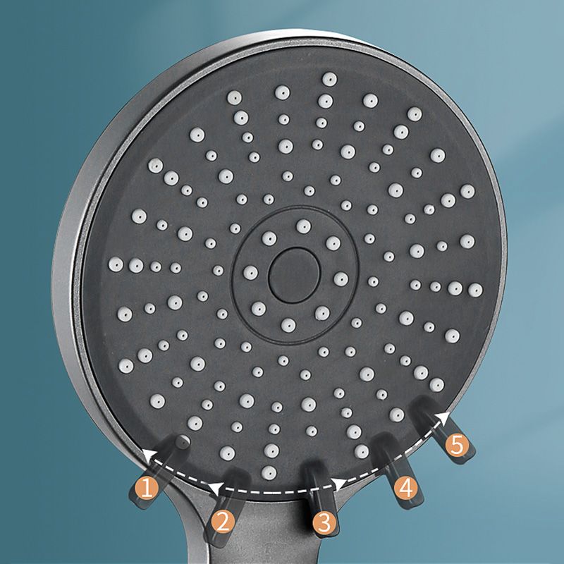 Modern Handheld Shower Head Round Standard Round Shower Heads Clearhalo 'Bathroom Remodel & Bathroom Fixtures' 'Home Improvement' 'home_improvement' 'home_improvement_shower_heads' 'Shower Heads' 'shower_heads' 'Showers & Bathtubs Plumbing' 'Showers & Bathtubs' 1200x1200_fa25e259-8776-49da-ad1e-c85dd782df69