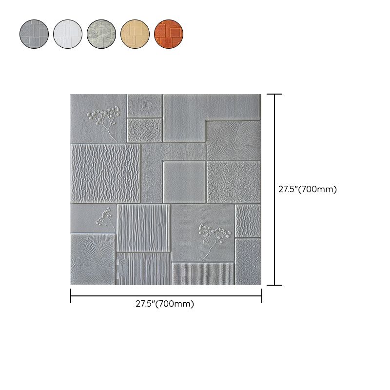 Industrial Wall Plank 3D Brick Bathroom Living Room Wall Panels Set of 1 Clearhalo 'Flooring 'Home Improvement' 'home_improvement' 'home_improvement_wall_paneling' 'Wall Paneling' 'wall_paneling' 'Walls & Ceilings' Walls and Ceiling' 1200x1200_fac2f4a0-5d17-41c2-a1f5-df62462bbd94