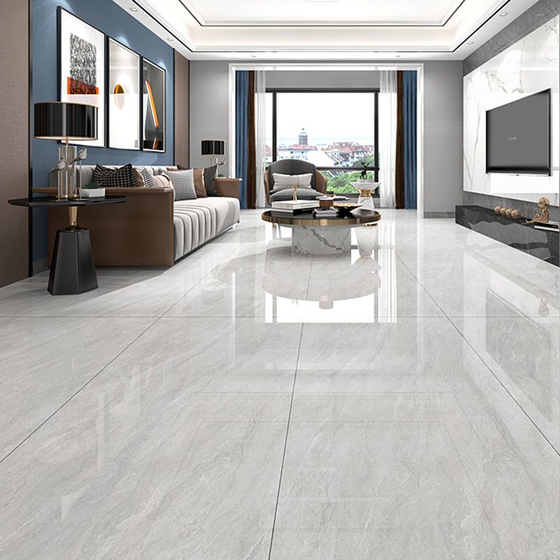 Rectangle Matte Singular Tile Marble Light Gray Tile for Home Decor Clearhalo 'Floor Tiles & Wall Tiles' 'floor_tiles_wall_tiles' 'Flooring 'Home Improvement' 'home_improvement' 'home_improvement_floor_tiles_wall_tiles' Walls and Ceiling' 1200x1200_fb1cabb8-7829-4ec0-9b57-eb4b956341ec