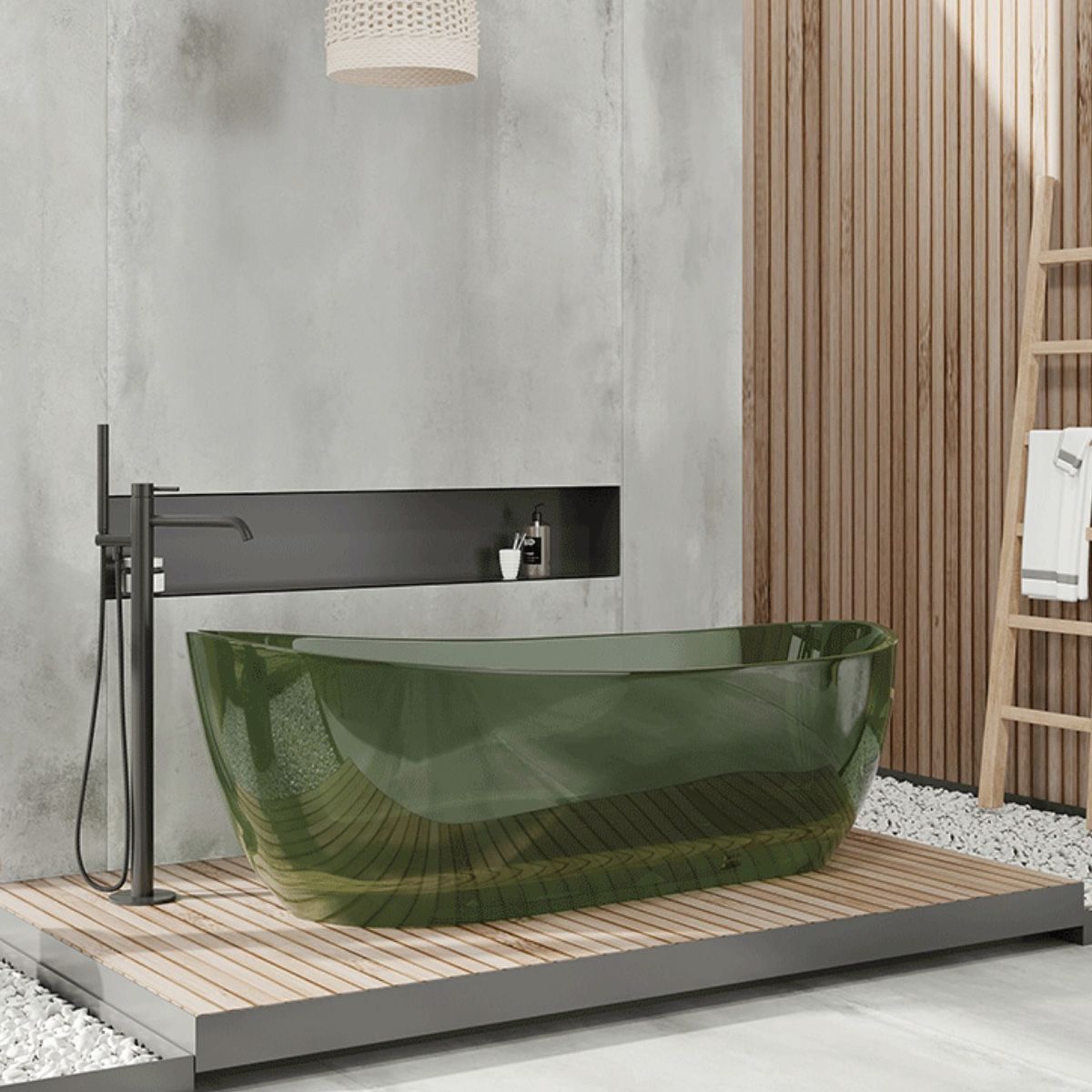 Soaking Stand Alone Bathtub Oval Antique Finish Modern Bath Tub Clearhalo 'Bathroom Remodel & Bathroom Fixtures' 'Bathtubs' 'Home Improvement' 'home_improvement' 'home_improvement_bathtubs' 'Showers & Bathtubs' 1200x1200_fb2836dd-29e5-40c4-b057-c1e3b3794451