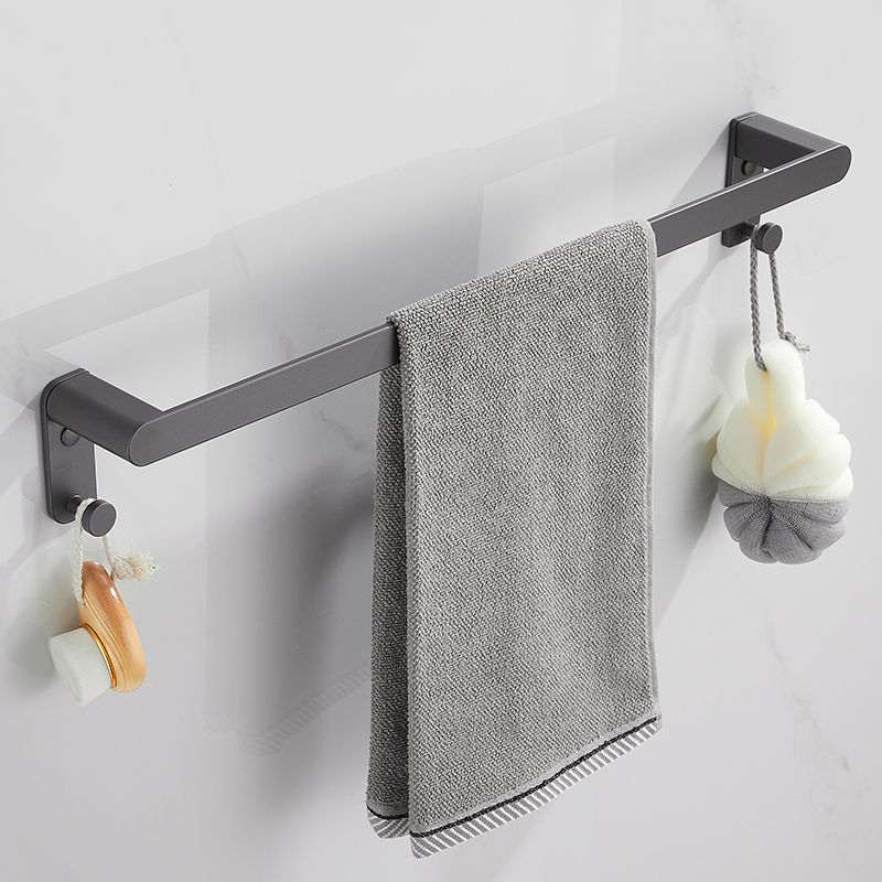 Contemporary Grey Bathroom Accessory As Individual Or As a Set Clearhalo 'Bathroom Hardware Sets' 'Bathroom Hardware' 'Bathroom Remodel & Bathroom Fixtures' 'bathroom_hardware_sets' 'Home Improvement' 'home_improvement' 'home_improvement_bathroom_hardware_sets' 1200x1200_fb3d9a2e-fb53-4a31-a07c-97ec6411d52e