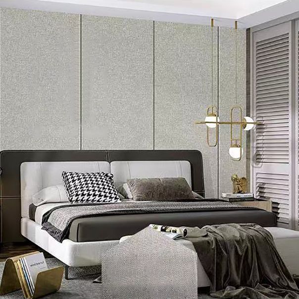 Modern Style Linen Wall Panel Living Room Peel and Stick Wall Paneling Clearhalo 'Flooring 'Home Improvement' 'home_improvement' 'home_improvement_wall_paneling' 'Wall Paneling' 'wall_paneling' 'Walls & Ceilings' Walls and Ceiling' 1200x1200_fb59786d-c346-4b58-b221-a244638d1c76