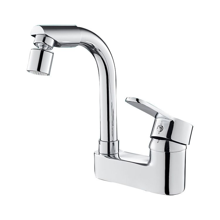 Modern Bathroom Sink Faucet Swivel Spout 2 Hole Faucets Sink Faucet Clearhalo 'Bathroom Remodel & Bathroom Fixtures' 'Bathroom Sink Faucets' 'Bathroom Sinks & Faucet Components' 'bathroom_sink_faucets' 'Home Improvement' 'home_improvement' 'home_improvement_bathroom_sink_faucets' 1200x1200_fb5ef410-28fc-4c0c-b1b2-adfd07112de0