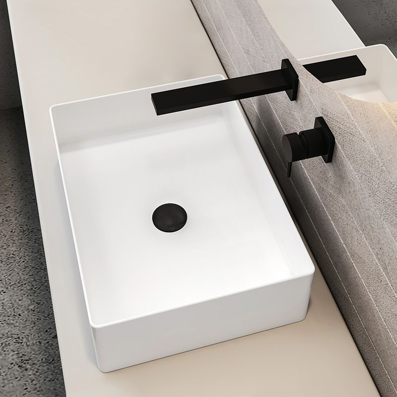 Metal Widespread Lavatory Faucet Modern Wall Mounted Bathroom Faucet Clearhalo 'bathroom_sink_faucets' 'Conjunta de Baño y Conjunta de Grifo' 'Coronamiento de Baño y Dispositivo de Baño' 'Grifo del lavabo del baño' 'Hogar' 'home_improvement' 'home_improvement_bathroom_sink_faucets' 'Mejoras para el hogar' 1200x1200_fbbcbeac-50de-49b9-ae60-2f3525466a19