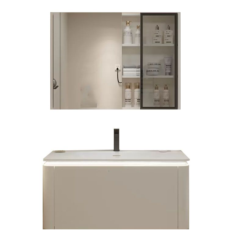 Wall Mounted Standard White Single-Sink Open Console with Sink Set Clearhalo 'Bathroom Remodel & Bathroom Fixtures' 'Bathroom Vanities' 'bathroom_vanities' 'Home Improvement' 'home_improvement' 'home_improvement_bathroom_vanities' 1200x1200_fbc3035d-dc8e-43e5-a9c5-cfec66bbbb29