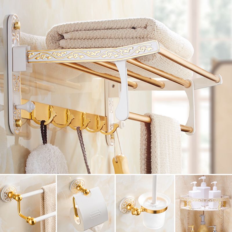 Traditional Bathroom Accessories Hardware Set Bath Shelf Bathroom Accessory Kit Clearhalo 'Bathroom Hardware Sets' 'Bathroom Hardware' 'Bathroom Remodel & Bathroom Fixtures' 'bathroom_hardware_sets' 'Home Improvement' 'home_improvement' 'home_improvement_bathroom_hardware_sets' 1200x1200_fc0d5e25-4dfe-4783-812b-d72c30e8044d