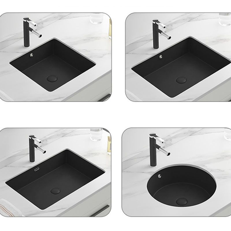 Modern Bathroom Sink Rectangular Vessel Bathroom Sink with Faucet Clearhalo 'Bathroom Remodel & Bathroom Fixtures' 'Bathroom Sinks & Faucet Components' 'Bathroom Sinks' 'bathroom_sink' 'Home Improvement' 'home_improvement' 'home_improvement_bathroom_sink' 1200x1200_fc2880f2-ecc7-4c5b-992a-e9da2afa9064